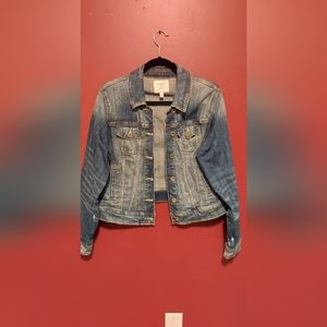 Torrid Distressed Jean Jacket Size 0